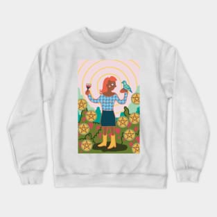 Nine of Pentacles Crewneck Sweatshirt